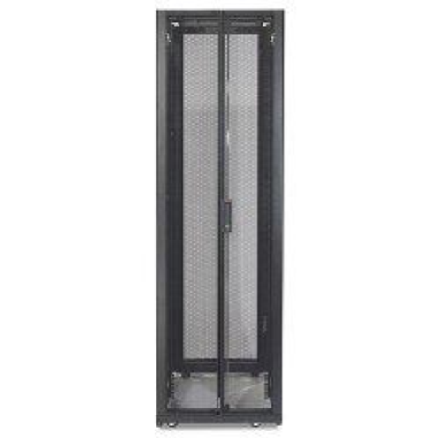 APC NetShelter SX Enclosure with Sides - Rack - nero - 48U - 19" - per P/N: SUA1000RM2U, SUA1000RM2U-TU, SUA1000RMI2U, SUA2200RMXLI3U, SUA5000RMI5U